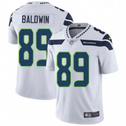 Mens Nike Seattle Seahawks 89 Doug Baldwin White Vapor Untouchable Limited Player NFL Jersey