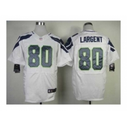 Nike Seattle Seahawks 80 Steve Largent white Elite NFL Jersey