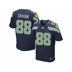 Nike Seattle Seahawks 88 Jimmy Graham blue Elite NFL Jersey