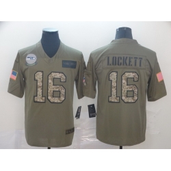 Seahawks 16 Tyler Lockett 2019 Olive Camo Salute To Service Limited Jersey