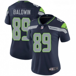 Womens Nike Seattle Seahawks 89 Doug Baldwin Steel Blue Team Color Vapor Untouchable Limited Player NFL Jersey