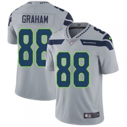 Nike Seahawks #88 Jimmy Graham Grey Alternate Youth Stitched NFL Vapor Untouchable Limited Jersey