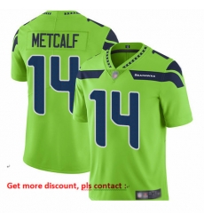 Seahawks 14 D K  Metcalf Green Youth Stitched Football Limited Rush Jersey