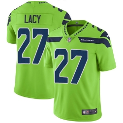 Youth Nike Seahawks #27 Eddie Lacy Green Stitched NFL Limited Rush Jersey