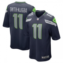 Youth Seattle Seahawks 11 Jaxon Smith Njigba Navy 2023 Draft Stitched Game Jersey