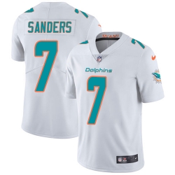 7 Limited Jason Sanders White Nike NFL Road Men Jersey Miami Dolphins Vapor Untouchable