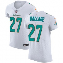 Kalen Ballage Miami Dolphins men Elite Vapor Untouchable Nike Jersey White