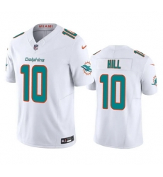 Men Miami Dolphins 10 Tyreek Hill White 2023 F U S E Vapor Limited Stitched Football Jersey