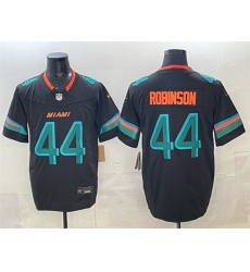 Men Miami Dolphins 44 Chop Robinson Black 2025 F U S E Rivalries Vapor Limited Stitched Football Jersey