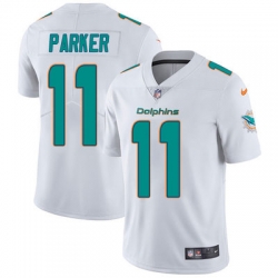 Nike Dolphins #11 DeVante Parker White Mens Stitched NFL Vapor Untouchable Limited Jersey