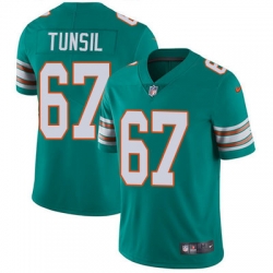 Nike Dolphins #67 Laremy Tunsil Aqua Green Alternate Mens Stitched NFL Vapor Untouchable Limited Jersey