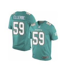 Nike Miami Dolphins 59 Dannell Ellerbe Elite Green Team NFL Jersey