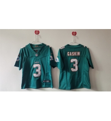 Women Miami Dolphins 3 Odell Beckham Jr  Aqua F U S E Vapor Untouchable Stitched Jersey