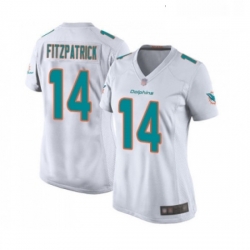 Womens Miami Dolphins 14 Ryan Fitzpatrick Game White Football Jersey