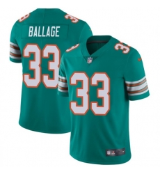 Youth Kalen Ballage Miami Dolphins Limited Alternate Vapor Untouchable Nike Jersey Aqua