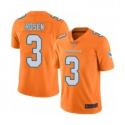 Youth Miami Dolphins 3 Josh Rosen Limited Orange Rush Vapor Untouchable Football Jersey