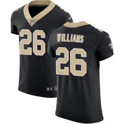 Elite Nike Black Mens P. J. Williams Home Jersey NFL 26 New Orleans Saints Vapor Untouchable