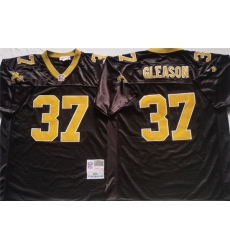 Men New Orleans Saints 37 GLEASON Black Stitched jersey