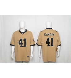 Men New Orleans Saints  41 Alvin Kamara Gold F U S E  Alternate Vapor Limited Stitched Football Jersey