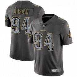 Mens Nike New Orleans Saints 94 Cameron Jordan Gray Static Vapor Untouchable Limited NFL Jersey