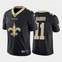 Nike Saints 11 Deonte Harris Black Team Big Logo Vapor Untouchable Limited Jersey