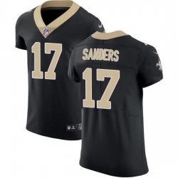 Nike Saints 17 Emmanuel Sanders Black Team Color Men Stitched NFL Vapor Untouchable Elite Jersey