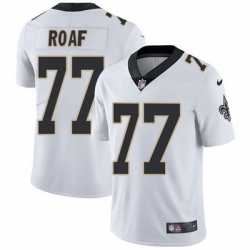 Nike Saints #77 Willie Roaf White Mens Stitched NFL Vapor Untouchable Limited Jersey