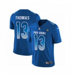 Youth Nike New Orleans Saints 13 Michael Thomas Limited Royal Blue NFC 2019 Pro Bowl NFL Jersey