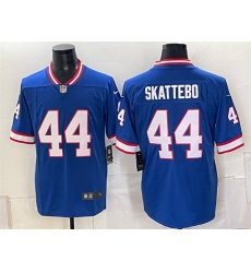 Men New York Giants 44 Cam Skattebo Royal Vapor Untouchable Classic Retired Player Stitched Jersey Men New York Giants 44 Cam Skattebo Royal Vapor Untouchable Classic Retired Player Stitched Jersey