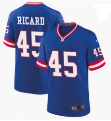 Men New York Giants 45 Patrick Ricard Royal Vapor Limited Stitched Football Jersey