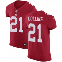 Mens Nike New York Giants 21 Landon Collins Red Alternate Vapor Untouchable Elite Player NFL Jersey