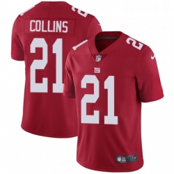 Mens Nike New York Giants 21 Landon Collins Red Alternate Vapor Untouchable Limited Player NFL Jersey