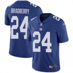 Nike Giants 24 James Bradberry Royal Blue Team Color Men Stitched NFL Vapor Untouchable Limited Jersey