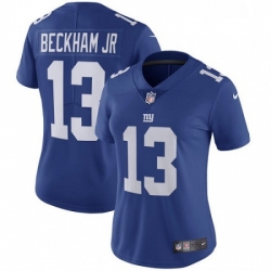 Womens Nike New York Giants 13 Odell Beckham Jr Elite Royal Blue Team Color NFL Jersey