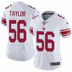 Womens Nike New York Giants 56 Lawrence Taylor Elite White NFL Jersey