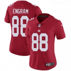 Womens Nike New York Giants 88 Evan Engram Red Alternate Vapor Untouchable Limited Player NFL Jersey