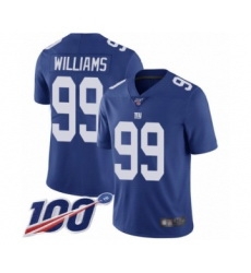 Youth Nike New York Giants 99 Leonard Williams Blue Vapor Untouchable Limited Jersey