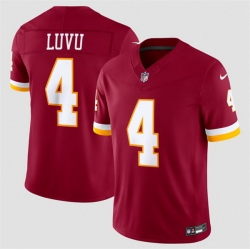 Men Washington Commanders  4 Frankie Luvu Burgundy 2026 F U S E  Vapor Limited Stitched Football Jersey