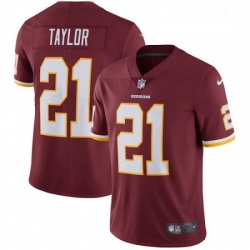 Mens Nike Washington Redskins 21 Sean Taylor Burgundy Red Team Color Vapor Untouchable Limited Player NFL Jersey