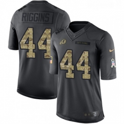 Mens Nike Washington Redskins 44 John Riggins Limited Black 2016 Salute to Service NFL Jersey