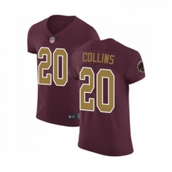 Mens Washington Redskins 20 Landon Collins Burgundy Red Alternate Vapor Untouchable Elite Player Football Jersey