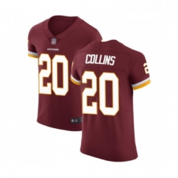 Mens Washington Redskins 20 Landon Collins Burgundy Red Team Color Vapor Untouchable Elite Player Football Jersey