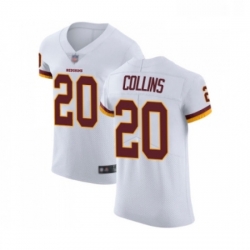 Mens Washington Redskins 20 Landon Collins White Vapor Untouchable Limited Player Football Jersey