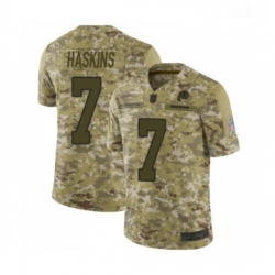 Mens Washington Redskins 7 Dwayne Haskins Limited Camo 2018 Salute to Service Football Jersey