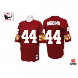 Mitchell and Ness Washington Redskins 44 John Riggins Burgundy Red Team Color Authentic Throwback NFL Jersey