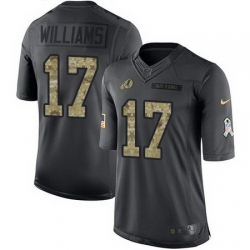 Nike Redskins #17 Doug Williams Black Mens Stitched NFL Limited 2016 Salute to Service Jersey