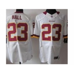 Nike Washington Redskins 23 DeAngelo Hall white Elite NFL Jersey