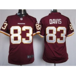 Nike Washington Redskins 83 Fred Davis Red Elite NFL Jersey