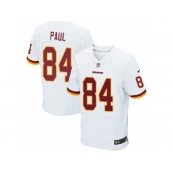 Nike Washington Redskins 84 Niles Paul White Elite NFL Jersey