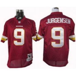 Washington Redskins 9 Sonny Jurgensen Throwback Jersey Red